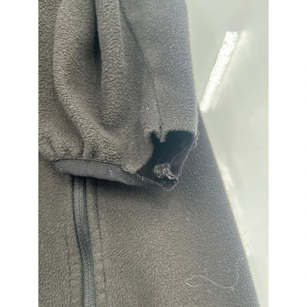 The North Face Mens XL Black Full Zip Fleece Jacket Midweight Layer